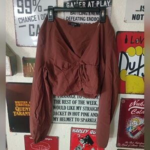 Preowned Love Tree Crop Top